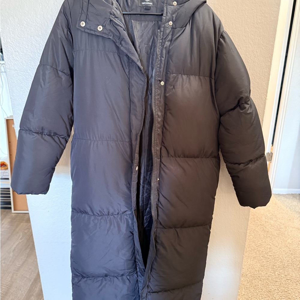 Women's Black Puffer Coat